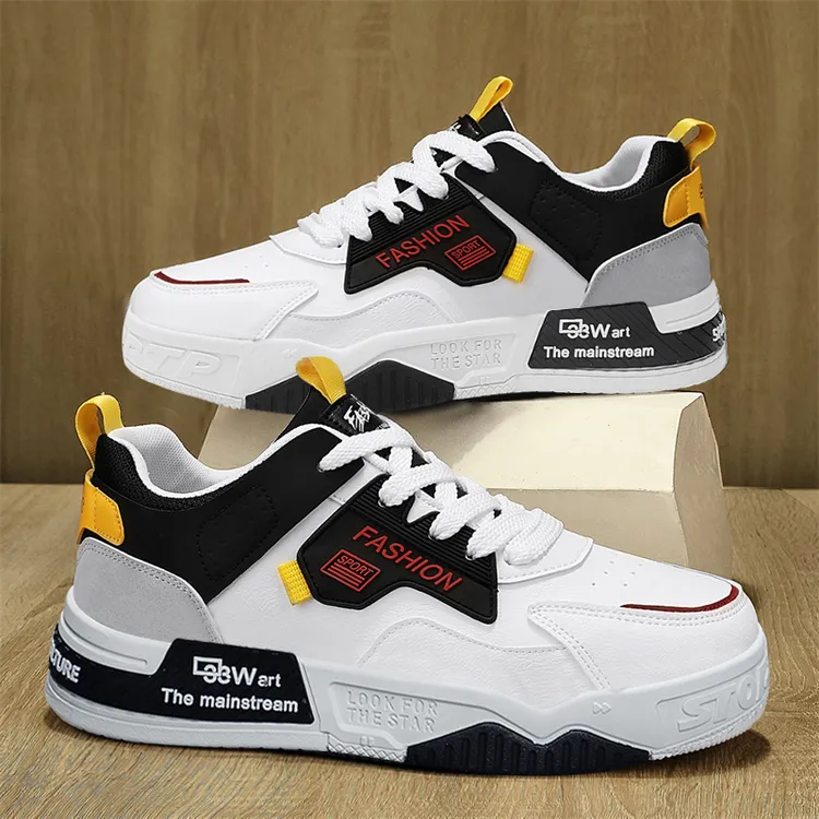 欧伦啄木鸟EUROTUCANO冬季男鞋子男款休闲板鞋潮流透气运动小白鞋