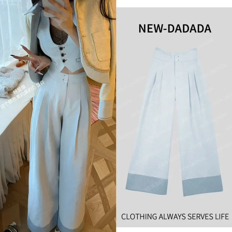 利达 NEW DADADA【基础公式】高级感显瘦时尚百搭裤子TZ4990