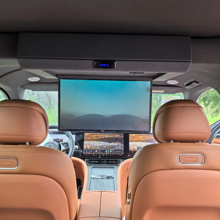 赛力斯问界M7M8M9吸顶电视18.5寸屏电动翻转触摸屏4G全网通包安装