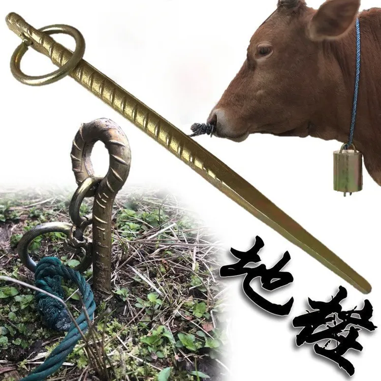 地桩钉栓牛地面固定地桩羊马大型犬橛子大棚钉草坪钉螺纹钢帐篷钉
