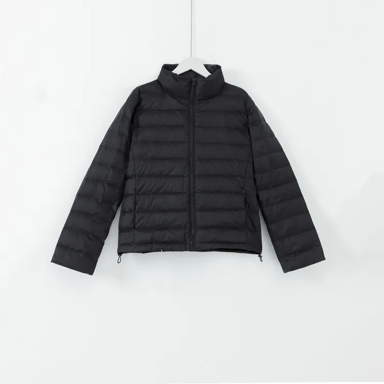 几里与麻 基本款轻薄修身立领羽绒服 衣长60胸围110 2092648