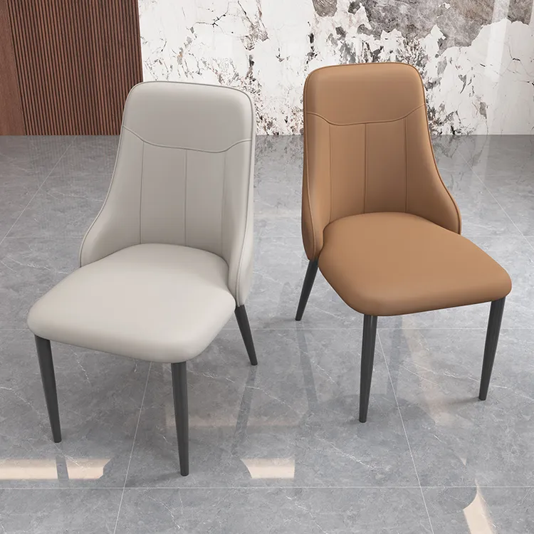 北欧简约高档会议接待椅轻奢公寓酒店椅家用餐厅椅子洽谈椅美妆椅