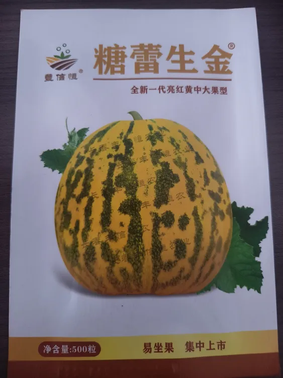 （500粒）糖蕾生金子蔓孙蔓都有瓜亮红黄色大果型高糖品种