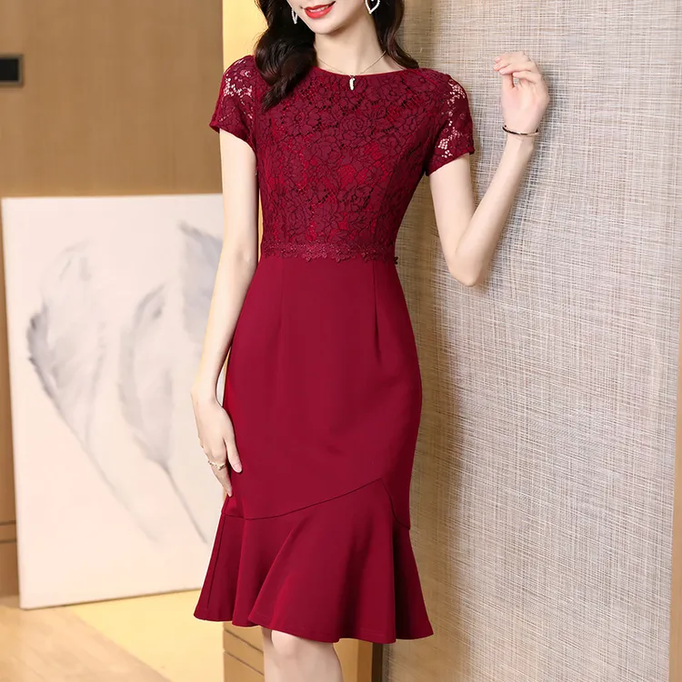妈妈礼服连衣裙洋气高端喜婆婆婚宴装喜妈妈礼服2025新款爆款