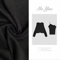 Ms·Yao【双点共振】上新法式慵懒风套头长袖开衫+背心两件套 60176