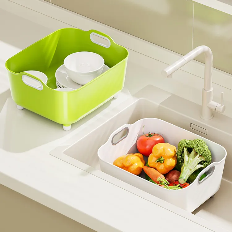 洗菜盆大容量家用厨房水槽碗碟勺筷子收纳筐洗蔬菜水果滤水沥水篮