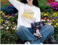 春秋新款纯色内搭上衣