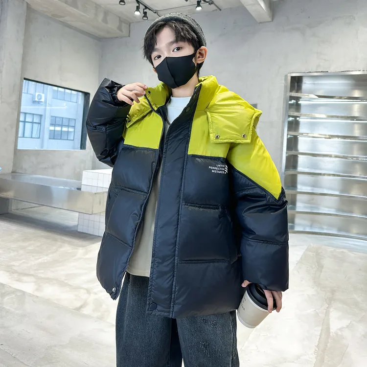 男童冬装羽绒棉服2025新款棉袄棉衣冬季中大儿童加厚秋冬款外套潮
