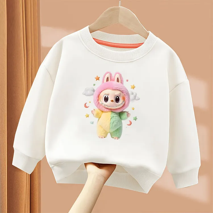 2025年款衣服童装儿童女孩可爱女童宝宝卫衣小男孩帅气冬装新款