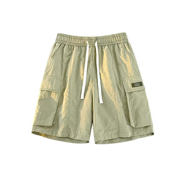 BOTWO美式工装短裤男士2025新款夏季潮牌痞帅外穿宽松休闲五分裤