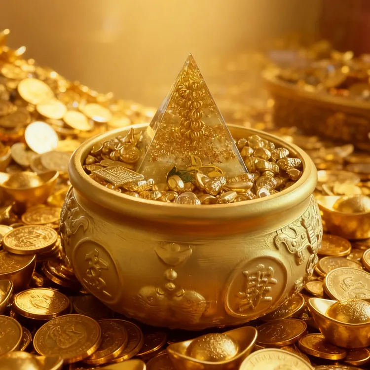 【钟老师的聚宝盆】黄铜聚宝盆 收到后按操作指南放置