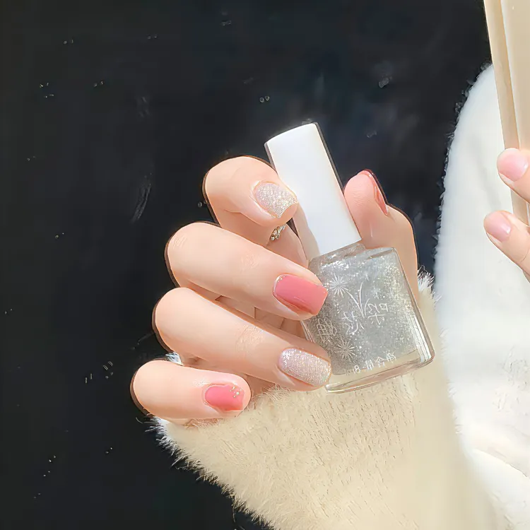 免烤快干指甲油防水持久不掉色高档显白气质不可剥夏天涂脚美甲油