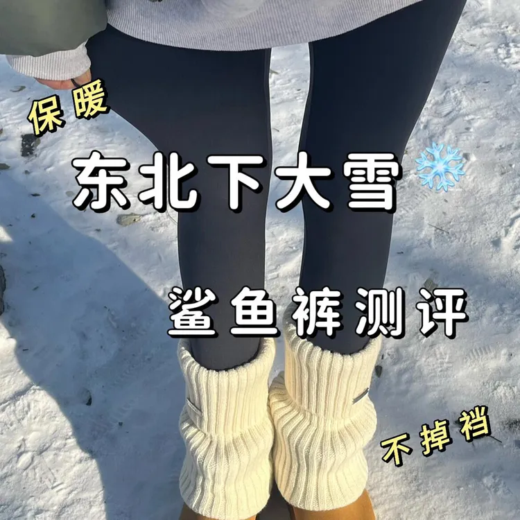 轻塑加绒鲨鱼裤女秋冬外穿2025春季新款高腰收腹瑜伽裤弹力打底裤