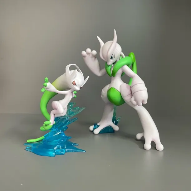 【全款48小时内发】1/20异色XY超梦手办摆件模型