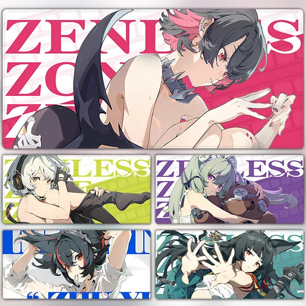 ZZZ绝区零鼠标垫超大号青衣动漫电脑键盘垫定制防滑电竞大鼠标垫