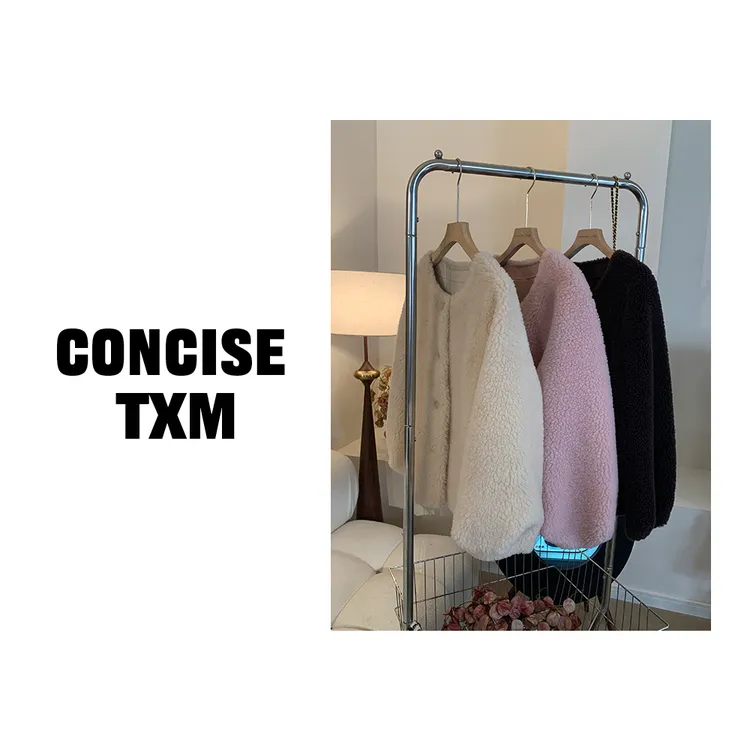 【唐小木】A字斗篷款圆领羊毛外套 秋冬时尚气质羊毛短款外套 W0997