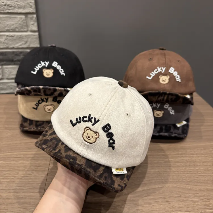 儿童帽子秋冬薄款短帽檐鸭舌帽出游遮阳防晒男女宝宝太阳棒球帽潮