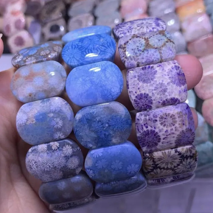 天然彩花多宝手牌七彩菊花太阳花时尚百搭民族风女款饰品