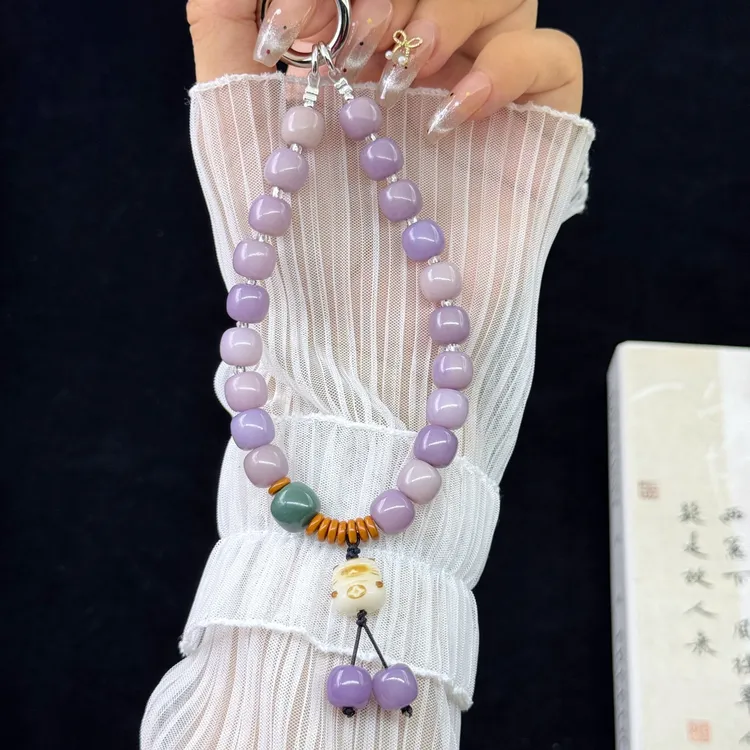 菩提手机链女新款高级感新中式手机挂绳挂链防丢挂饰挂件绳斜挎链