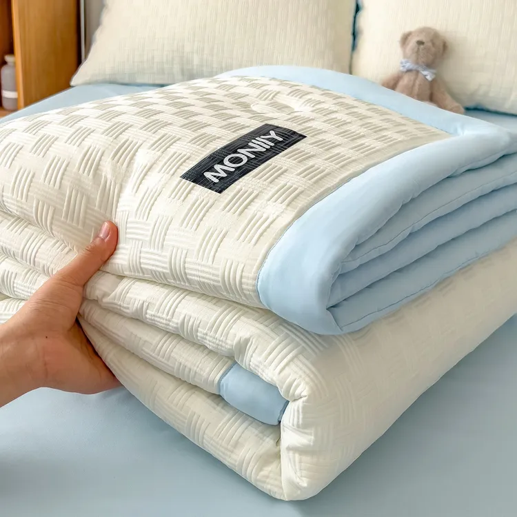2025夏季新款华夫格夏凉被空调被子夏被芯凉感被褥学生宿舍家用