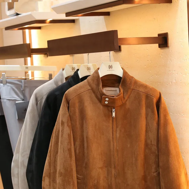 复古巴恩风！立领防风冬季复古港风保暖夹克