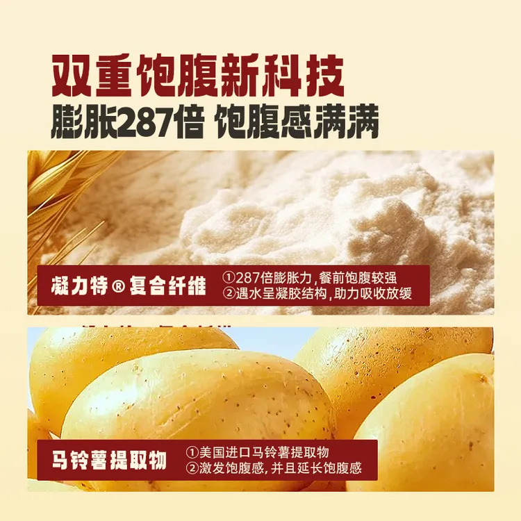 【直播爆款】迅燃双舱饮双仓植物燃燃饮餐前饱腹片SoSo饮 25年11月初左右到期