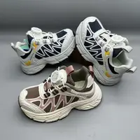 儿童皮面旋转扣童鞋休闲百搭时尚男女童运动鞋56110/58110/69110