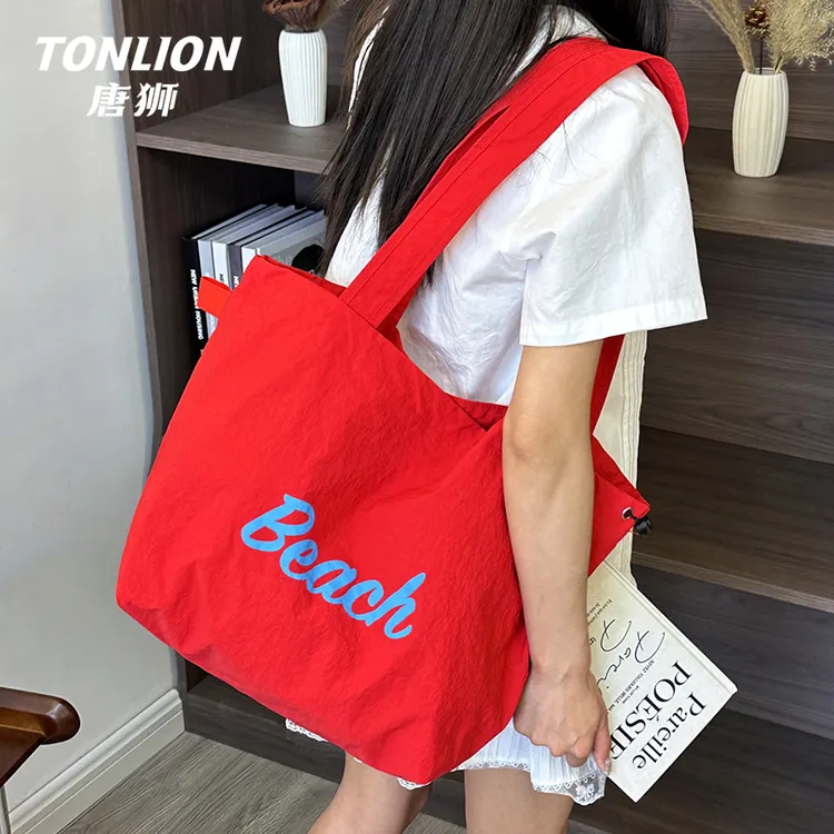 tonlion/唐狮旅游轻便单肩包女日系ins风通勤学生党托特包大容量