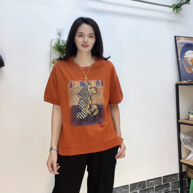夏季新款休闲宽松上衣6508