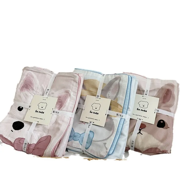 in卡通类母婴级全棉双层纱数码印花床上用品幼儿园被套学生宿舍