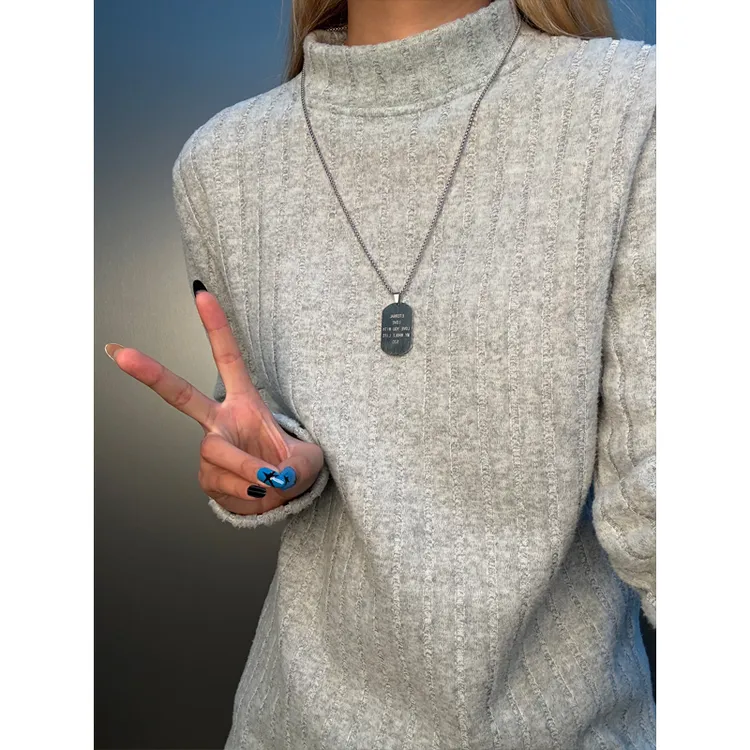 美式条纹加绒加厚卫衣男女秋冬季宽松休闲长袖T恤潮牌内搭打底衫