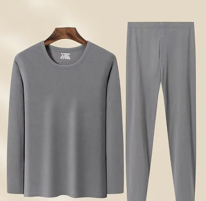 德绒保暖套装男士保暖内衣秋冬季加绒加厚修身无痕秋衣秋裤