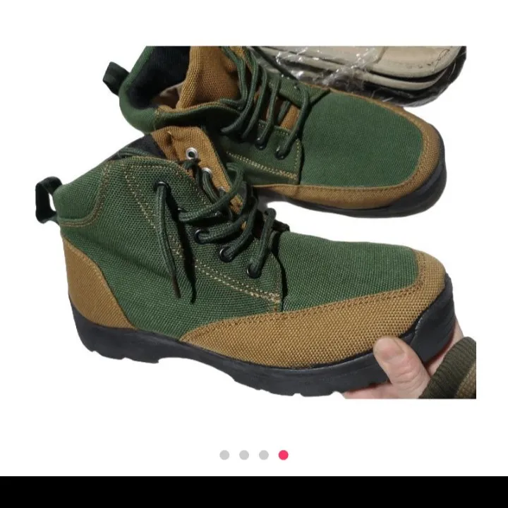 005《橄榄绿棉鞋》高帮雪地靴 厂家年代随机发货