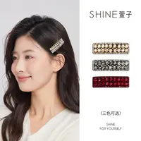 萱子低调奢华边夹秋冬色调几何款轻松打造各种发型精致少女感