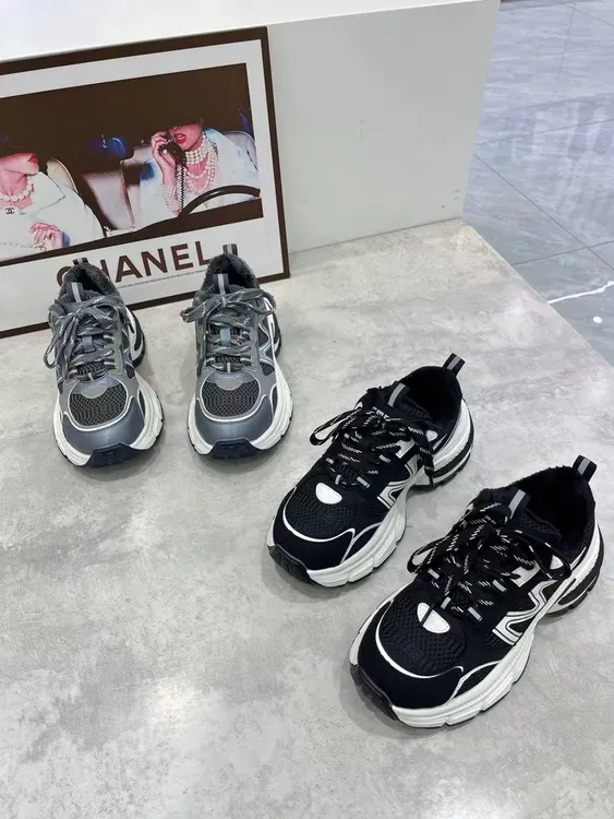 8859女士冬季加绒老爹鞋