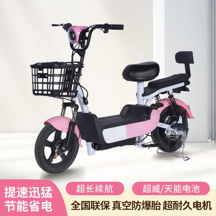 新国标48V电动自行车助力车电瓶车男女代步电单车爬坡王大续航