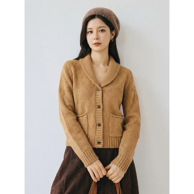 CocoHerben常规款长袖毛针织衫轻奢百搭休闲秋季HBZ018