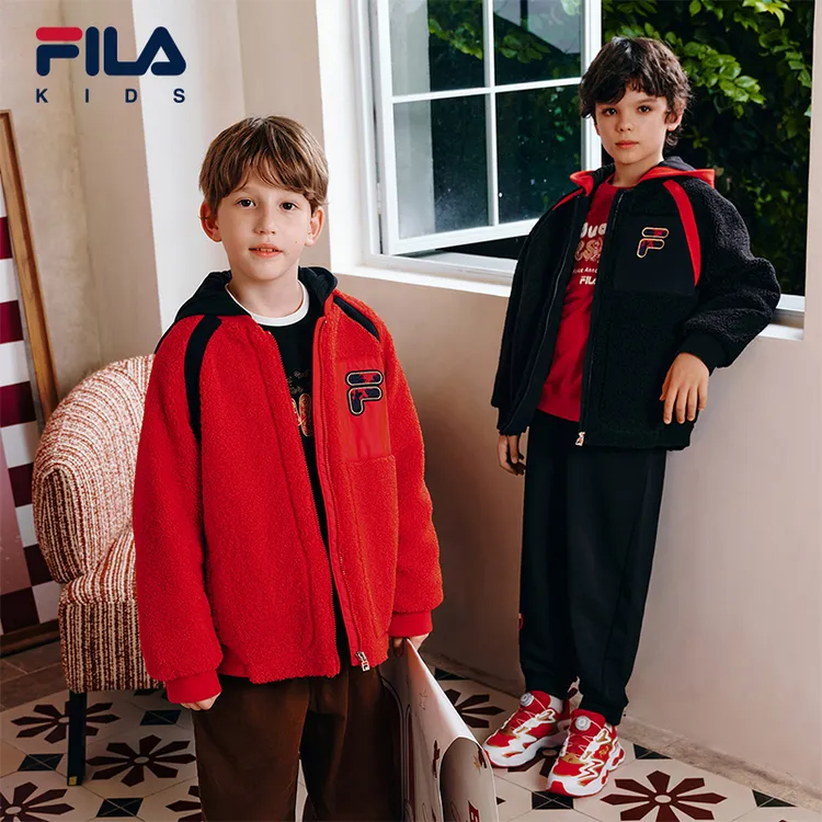 【斐乐儿童】26年春季新款百搭时尚中大童潮流外套棉服K52B611902