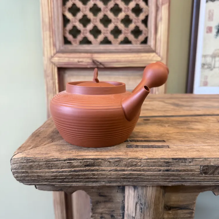 红泥工夫煮茶手工拉壶茶壶