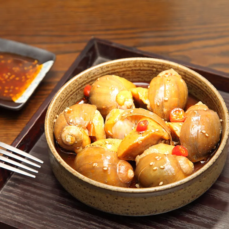 捞汁大鲍螺500g/桶麻辣老婆脚渤海湾特产深海鲍鱼螺XD