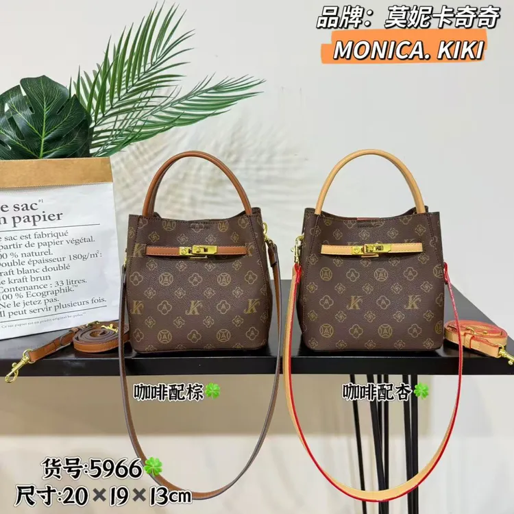 时尚肩包单肩气质水桶包耐磨轻奢风轻奢文艺风斜挎包