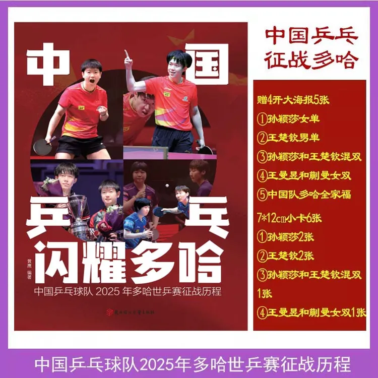 中国乒乓闪耀多哈  中国体育孙颖莎王楚钦多哈世乒赛当代体育国乒