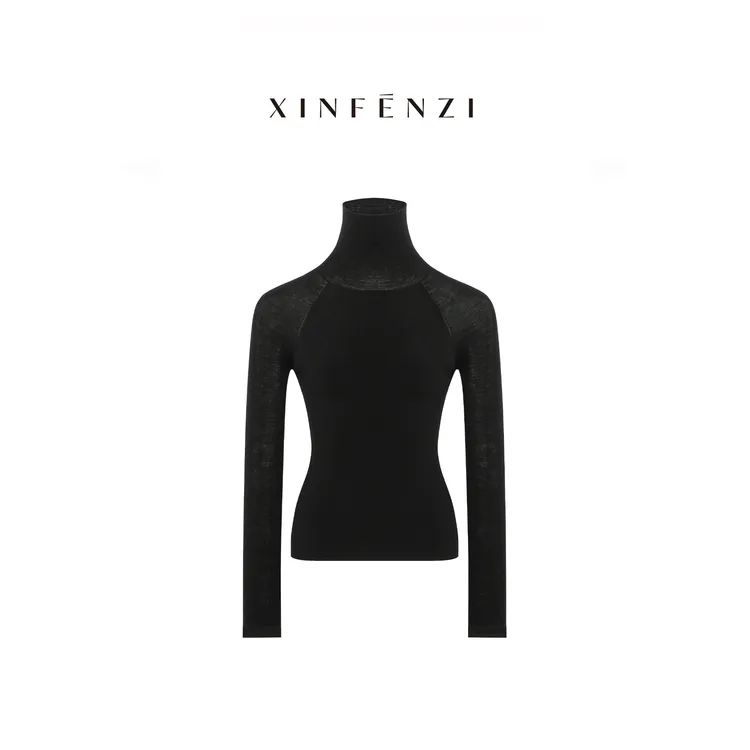 【奶酪球】XINFENZI 扬子纱100%超细美丽奴羊毛显瘦打底 51293