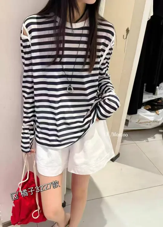 秋季冰丝露肩长T 防晒系列 