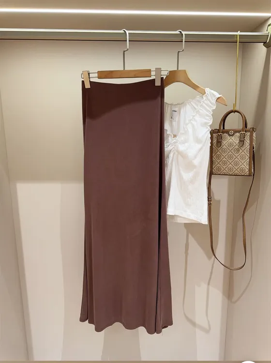 肉肉家*大码超好穿面膜半身裙