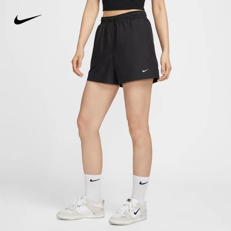 NIKE耐克女子AS W NSW MR ESSNTL WVN SHORT梭织短裤FV7558-010
