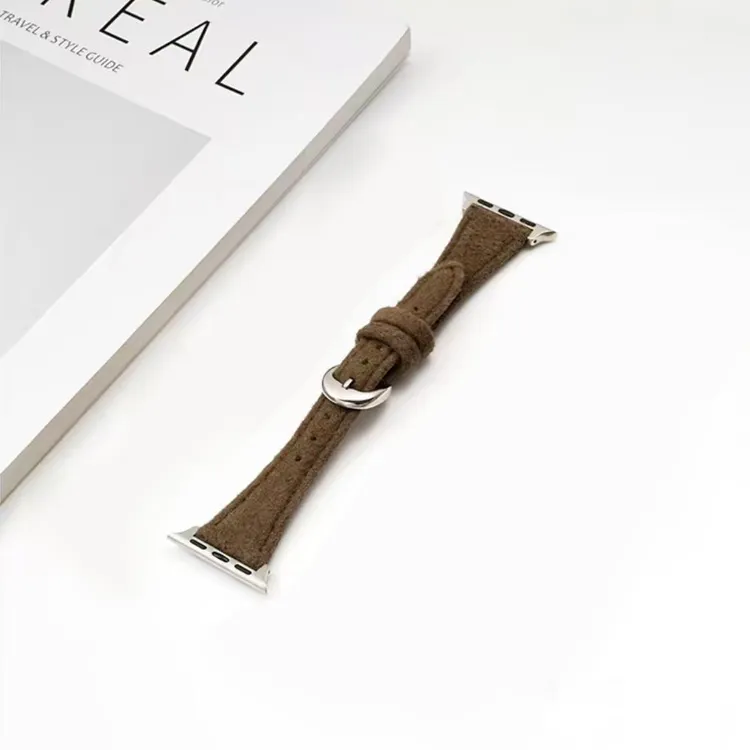 冬季毛呢适用苹果手表带温柔舒适表带iwatch11Apple watch89