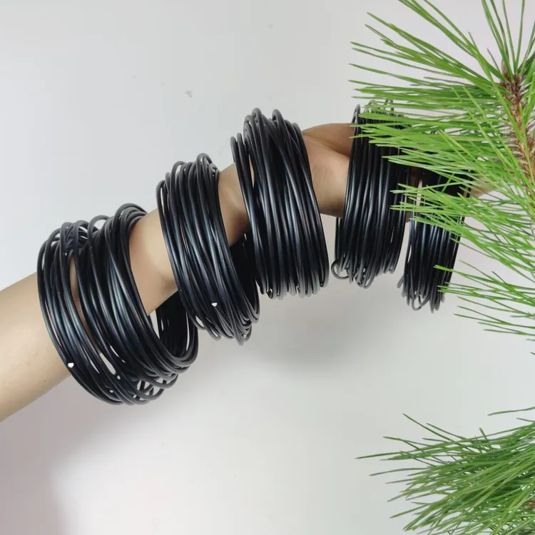 （盆景造型用软铝线盆景制作专用蟠扎铝丝扎丝定型铝丝线黑铝条园