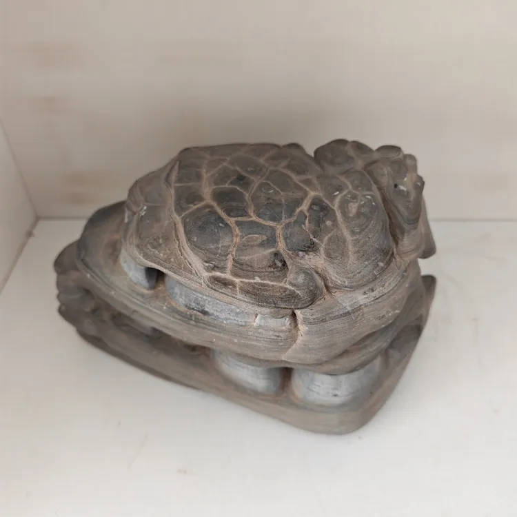 奇石摆件 像形石博古架 客厅之类摆件孔洞石变压器形石