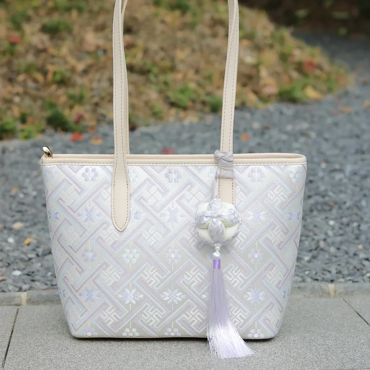 广西非遗壮锦包托特包女士手提单肩斜挎包中号托特民族风时尚百搭